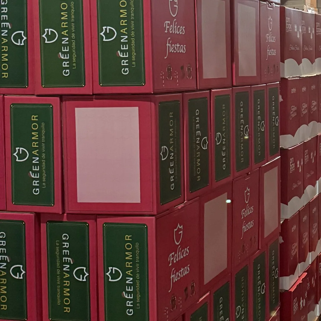 Cajas verdes personalizadas de Green Armor