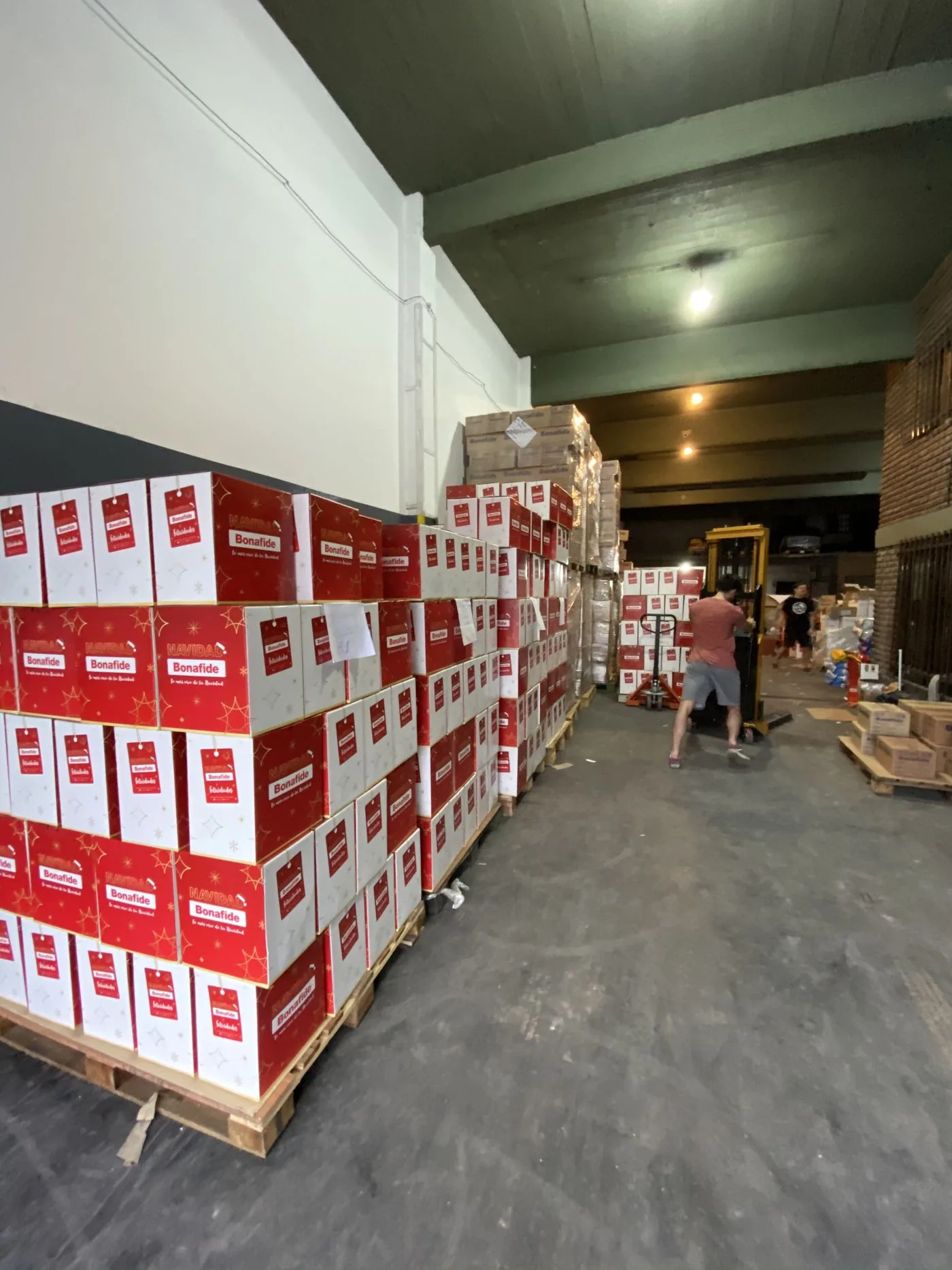 Preparación de pedidos en el depósito
