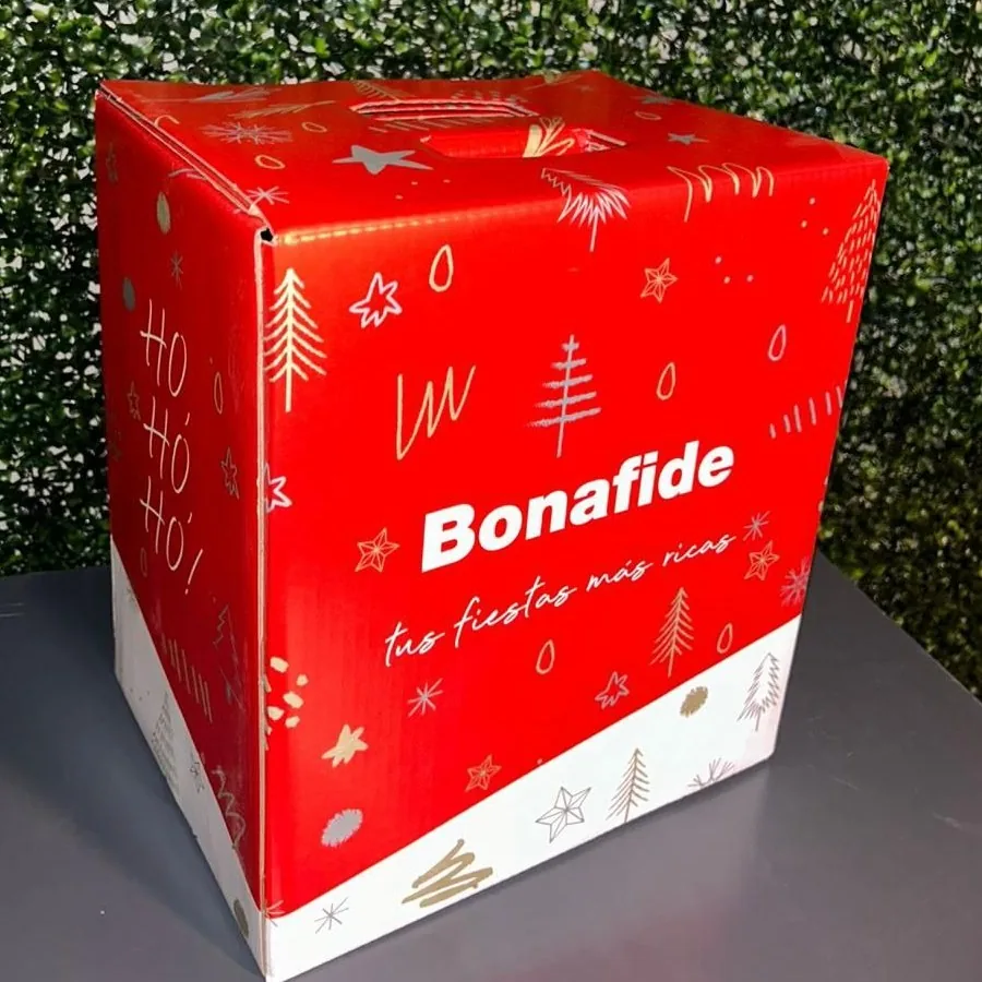 Caja navideña Bonafide terminada